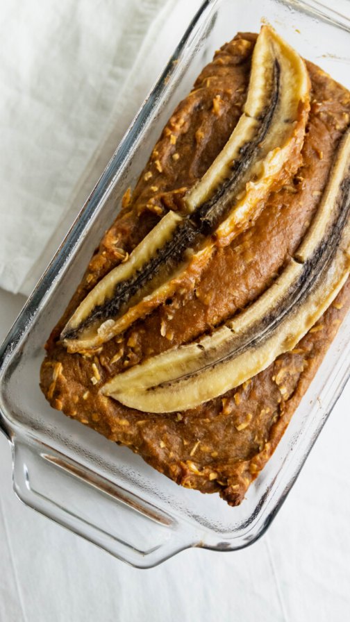 Moist pumpkin banana bread with cozy fall flavors