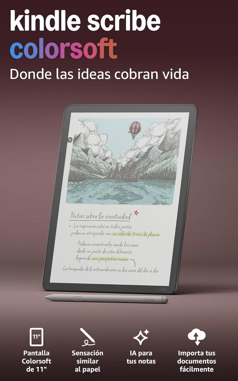 Ya disponibles los nuevos Amazon Kindle Scribe, más ambiciosos que ...