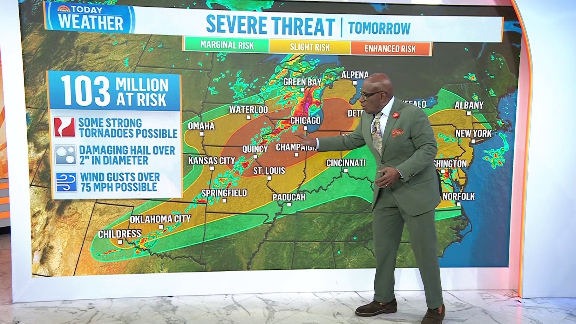 String of powerful storms set to sweep across US