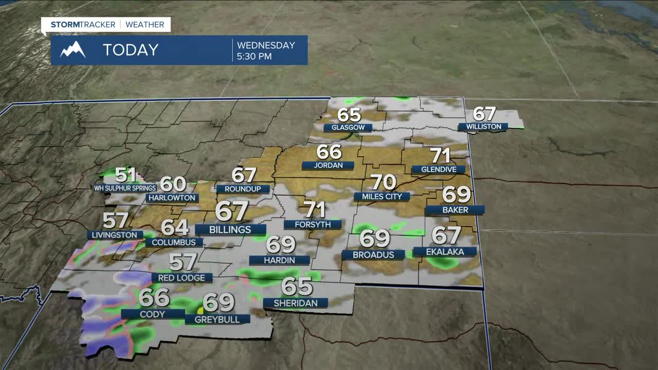 Q2 Billings area weather: Windy with a chance of showers and thunderstorms