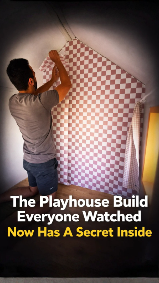 DIY playhouse that hides a secret inside
