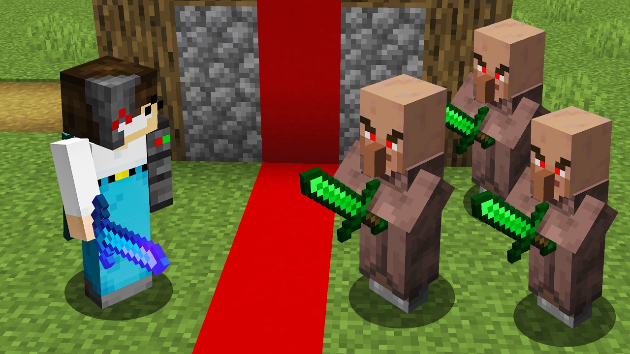 Minecraft, but villagers split the entire world