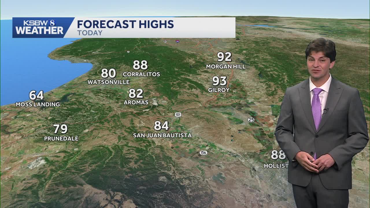 June 10 KSBW weather forecast