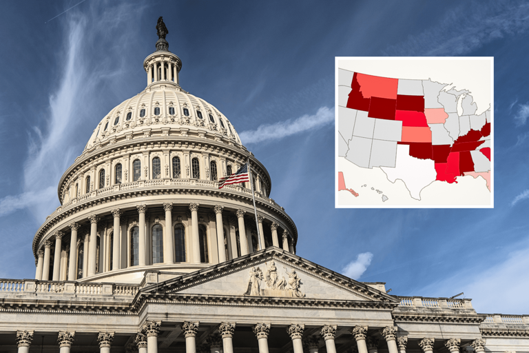 Republican and Democratic chances of winning every US Senate race