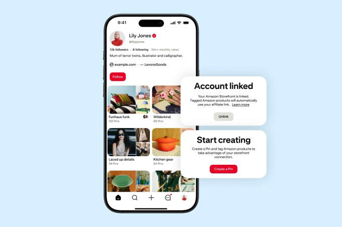 Pinterest bets on creators with Amazon Storefront integration