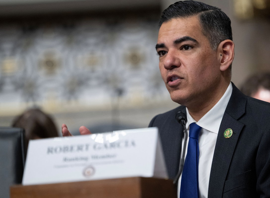 Robert Garcia goes after Tr*mp on the thorniest issues, and is only ...