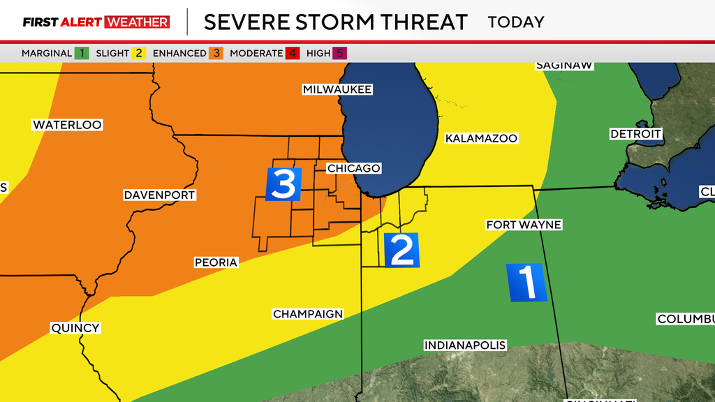 Two days of severe Chicago weather could bring high winds, flooding and ...