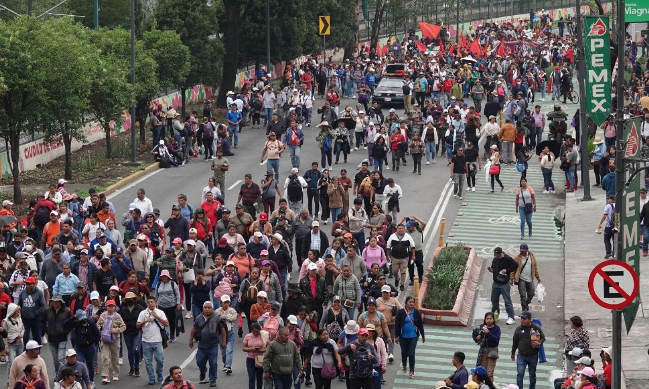 Marcha de la CNTE en vivo hoy 10 de junio; estas son las vías por donde ...