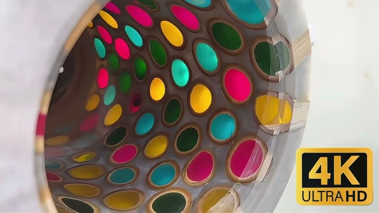 Watch what happens when ordinary bamboo becomes a glowing masterpiece