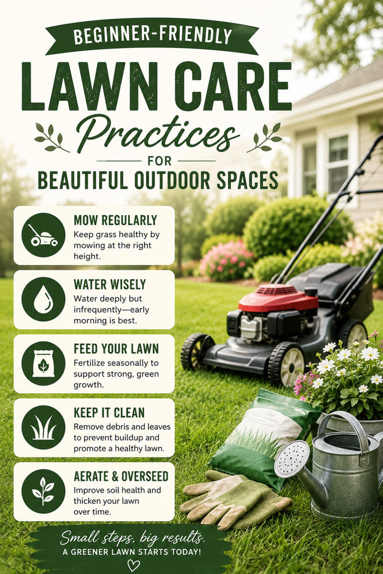 Beginner-friendly lawn care practices for beautiful outdoor spaces