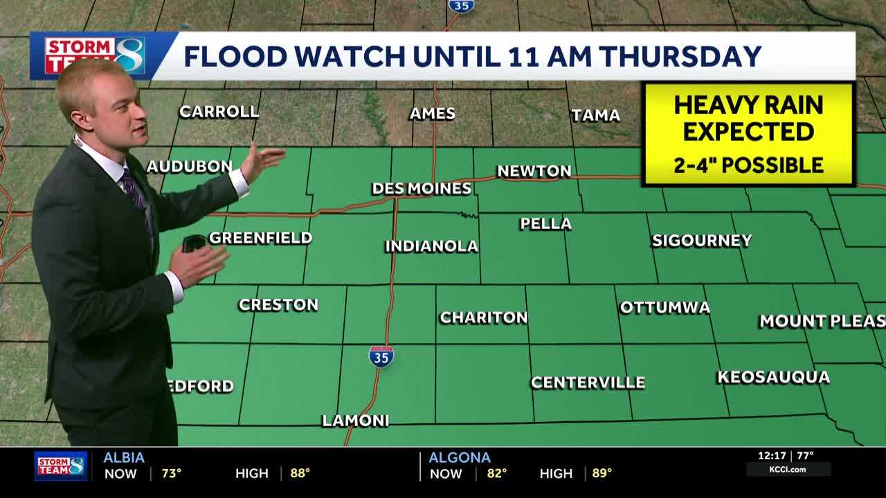 Severe weather outlook: Heat fuels severe storms across Iowa