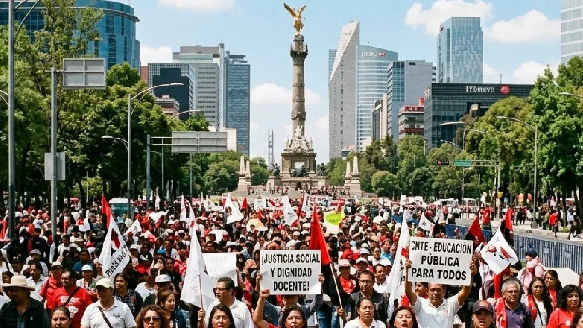 Marcha de la CNTE este 10 de junio complicará la movilidad en CDMX ...