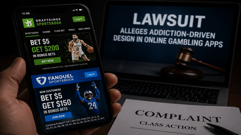 Lawsuits target sports betting apps like DraftKings