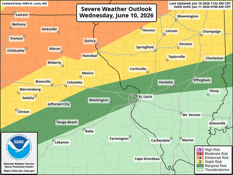 Severe weather threats coming into focus for Illinois with multiple ...