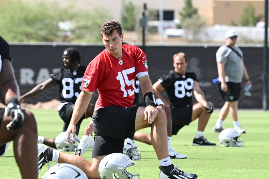 Raiders making Fernando Mendoza earn every rep despite impressive start