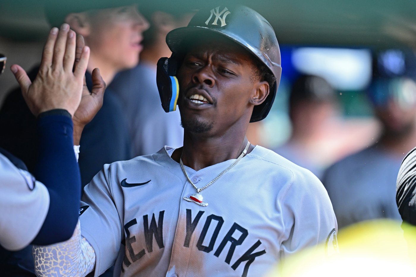 Jazz Chisholm Jr. drives in 3 runs, Yankees topple Guardians 8-4 to ...