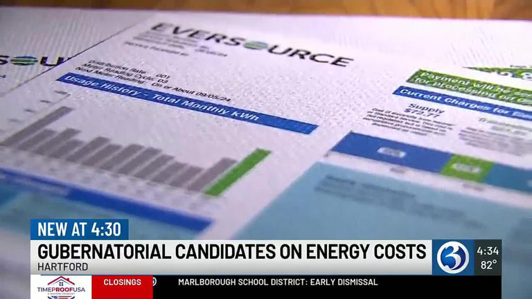 Connecticut governor candidates debate energy cost solutions