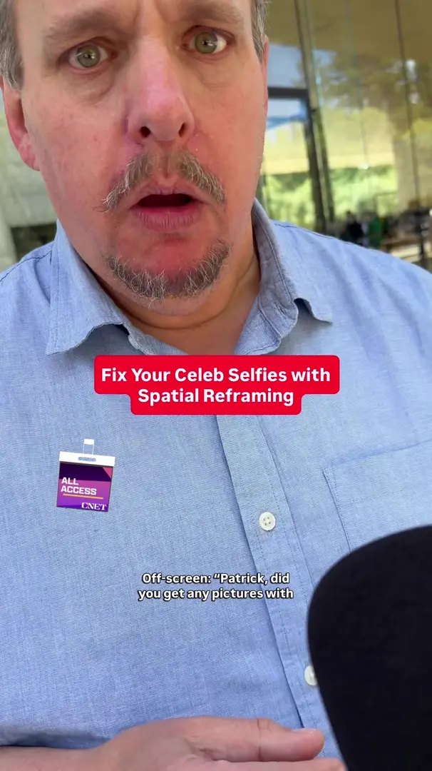 Fix your celeb selfies with spatial reframing