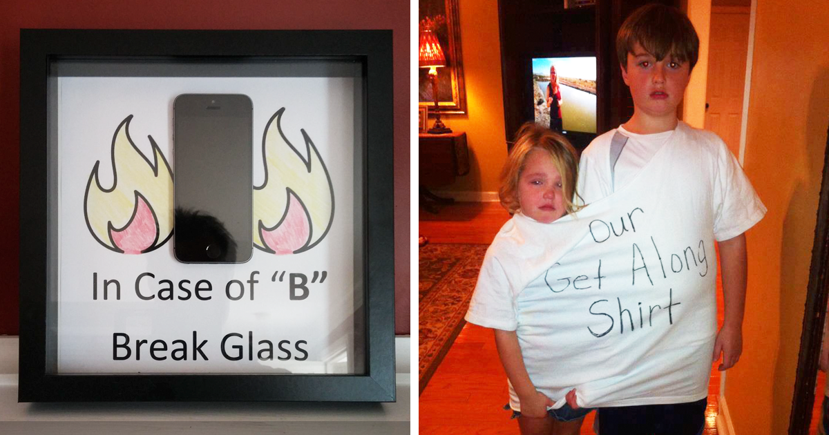 33 genius parents who know how to deal with misbehaving kids