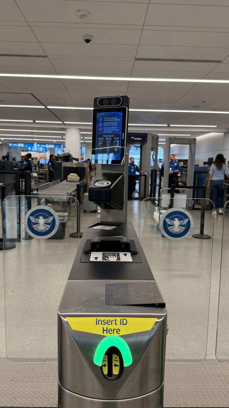 Self-service TSA ID checks underway at Charlotte airport