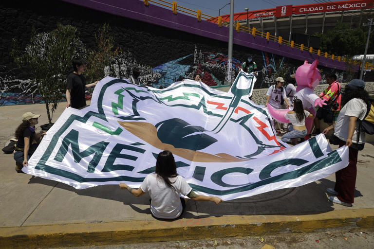 Emotional, creative protests rise up in Mexico City ahead of historic ...