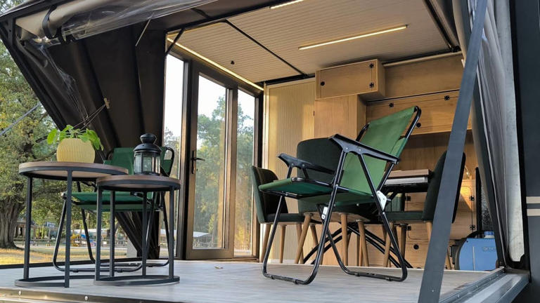 Curated visual reference: This Compact Camper Opens Like An Accordion And Turns Into Photo Inspiration