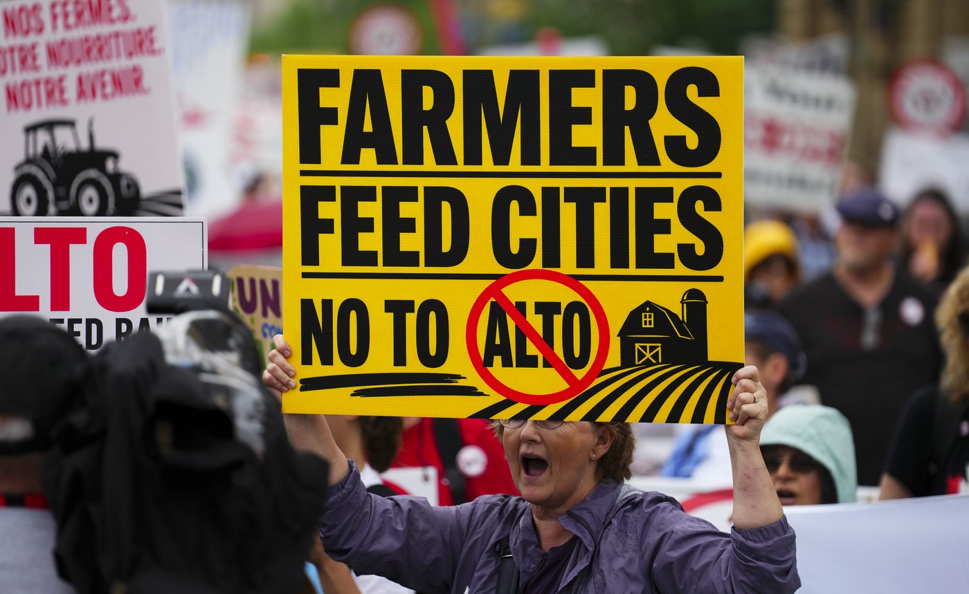 Poilievre tells protesters he would scrap $90 billion Alto high-speed ...