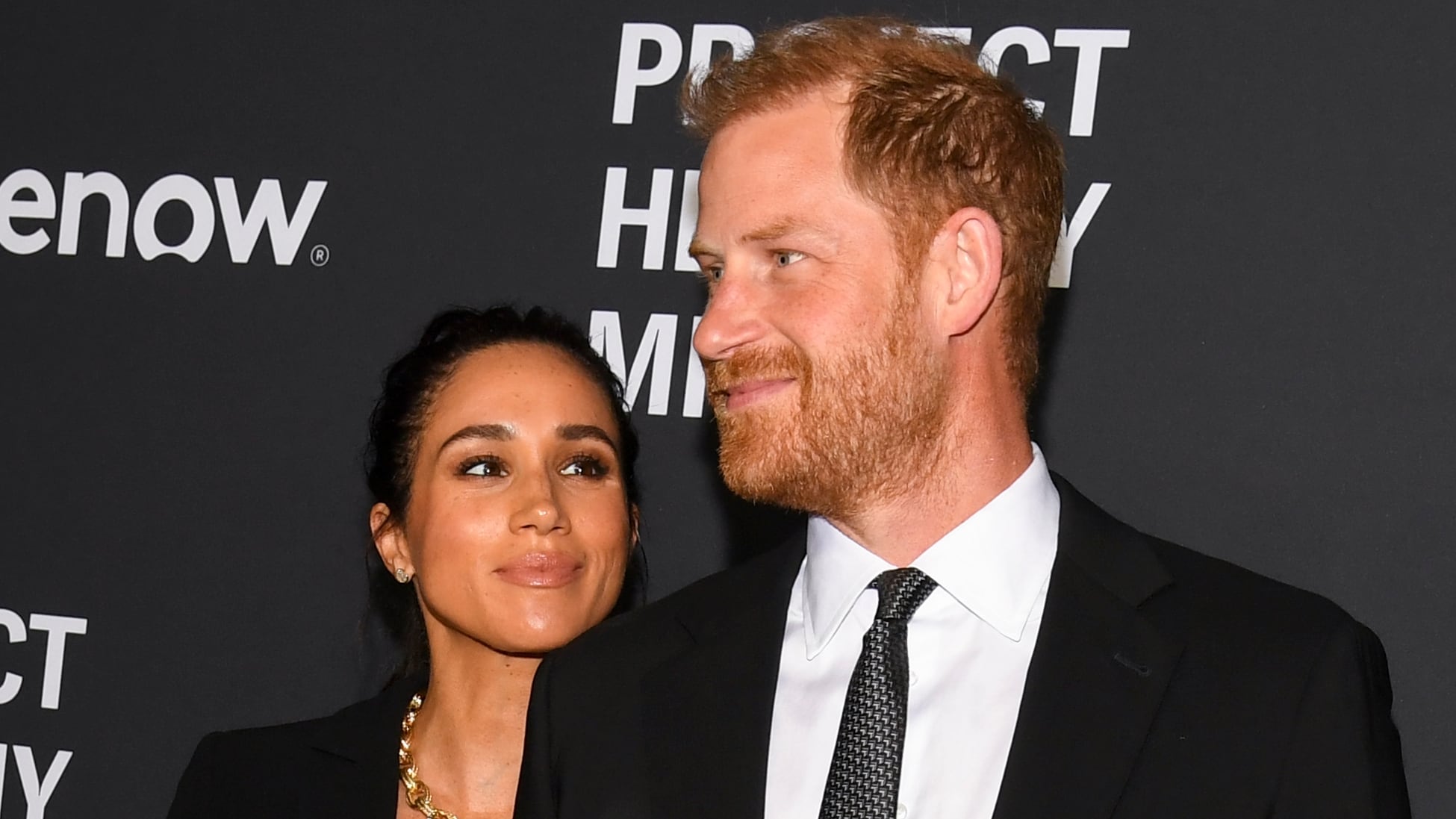 Prince Harry and Archie, 7, show off their matching red hair