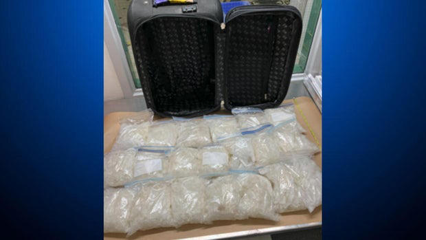 23 pounds of meth seized, 2 arrested following traffic stop in Redwood City