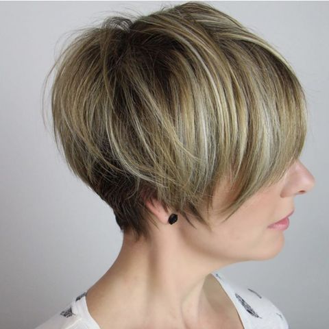 Cheek-Grazing Pixie Cut