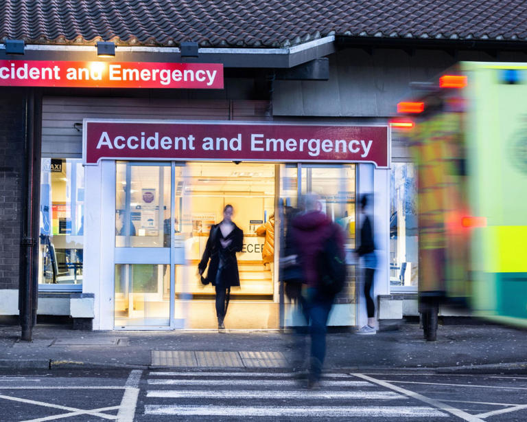 One hospital using ‘digital triage’ had almost halved average A&E waiting times, NHS England said. Photograph: Islandstock/Alamy