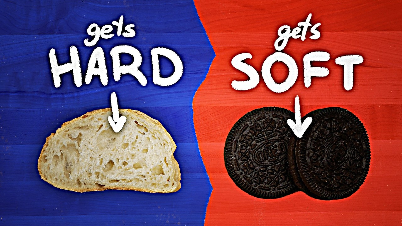 Bread gets hard, cookies get soft: The surprising science explained!