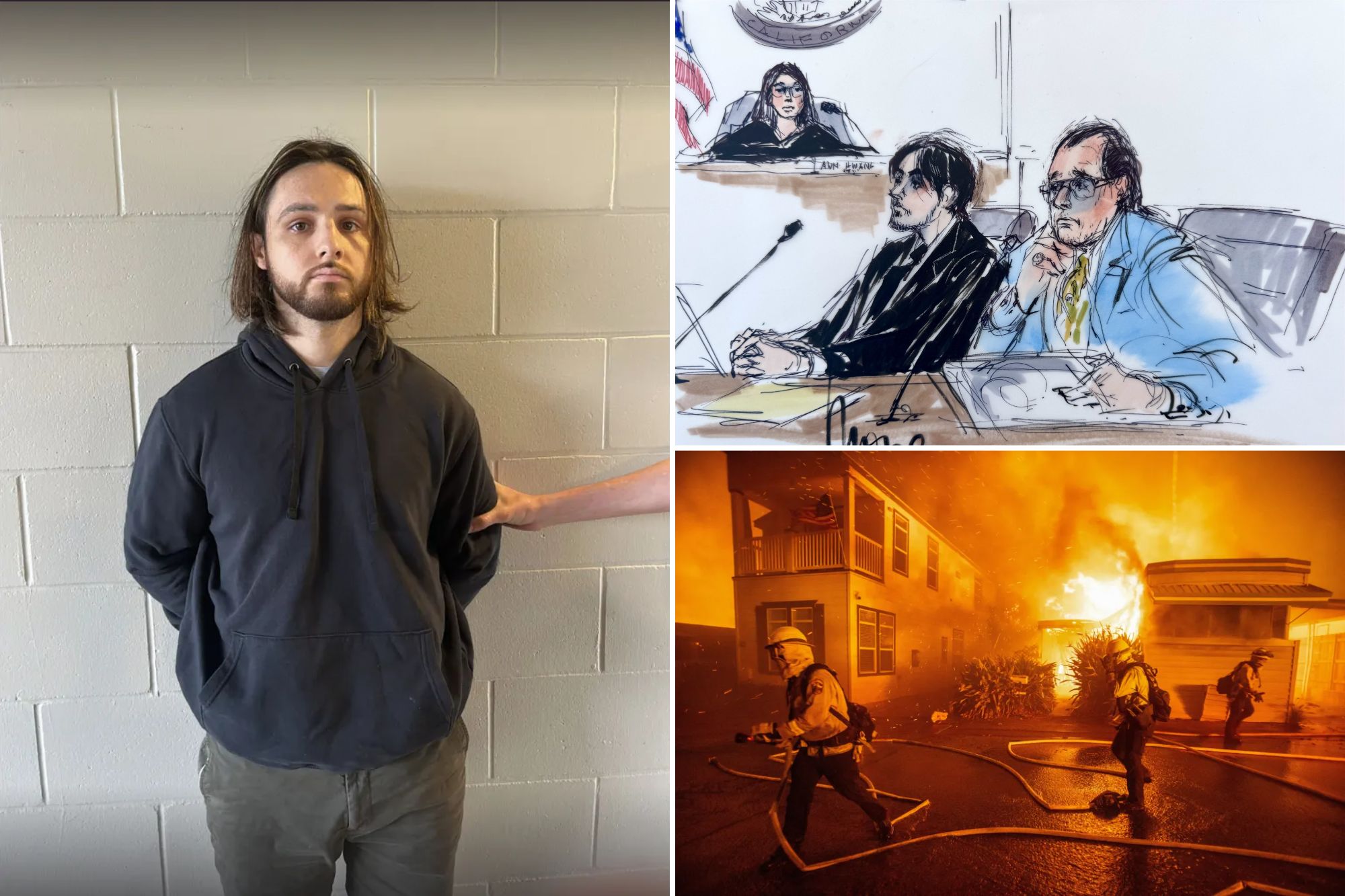 Palisades fire case opens with disturbing 911 calls played in court