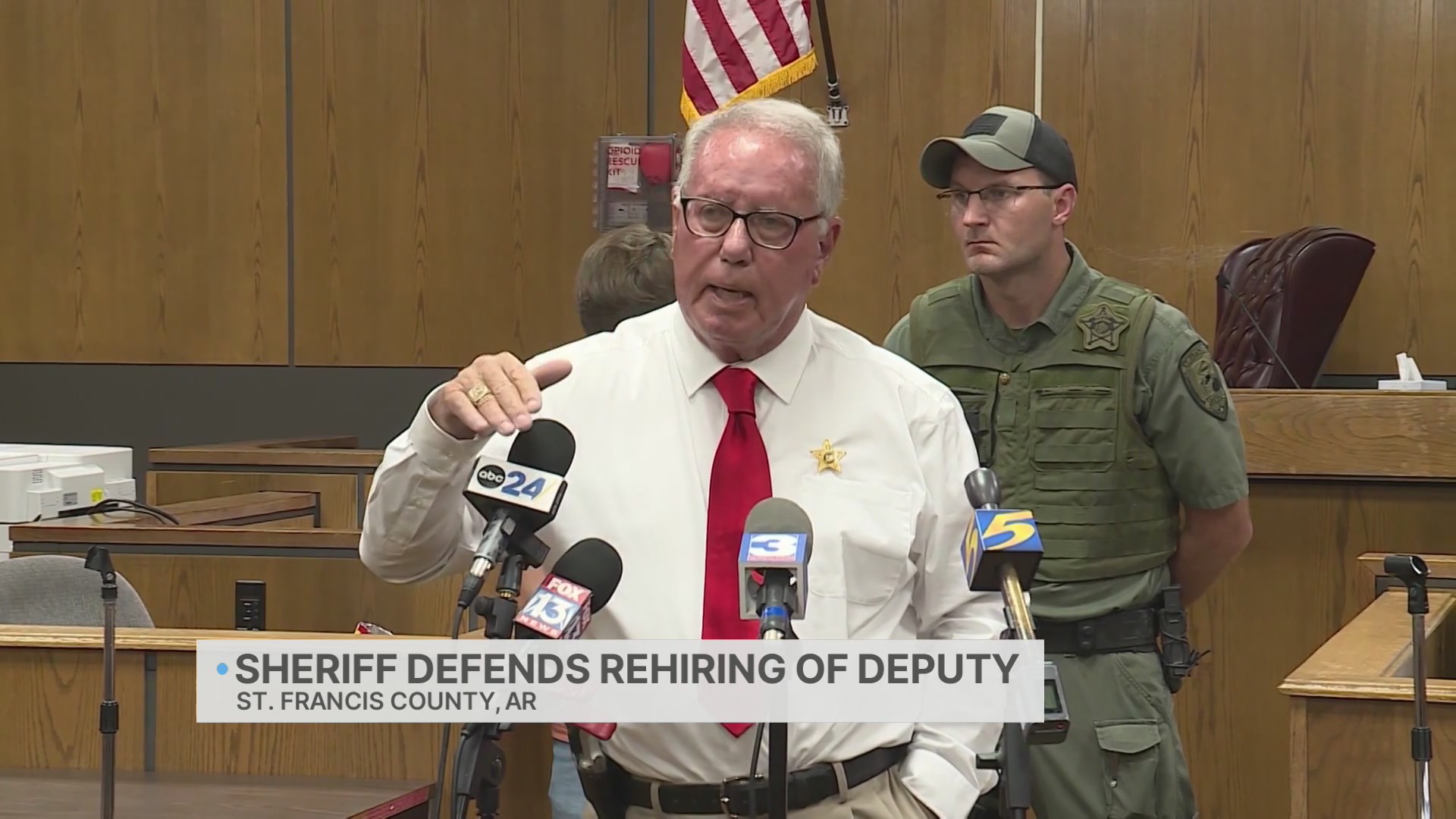 Sheriff addresses Tripp Brazeale case, deputy's rehiring