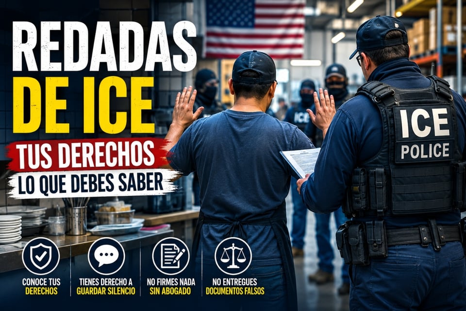 ¿Qué hacer si ICE llega a tu lugar de trabajo?