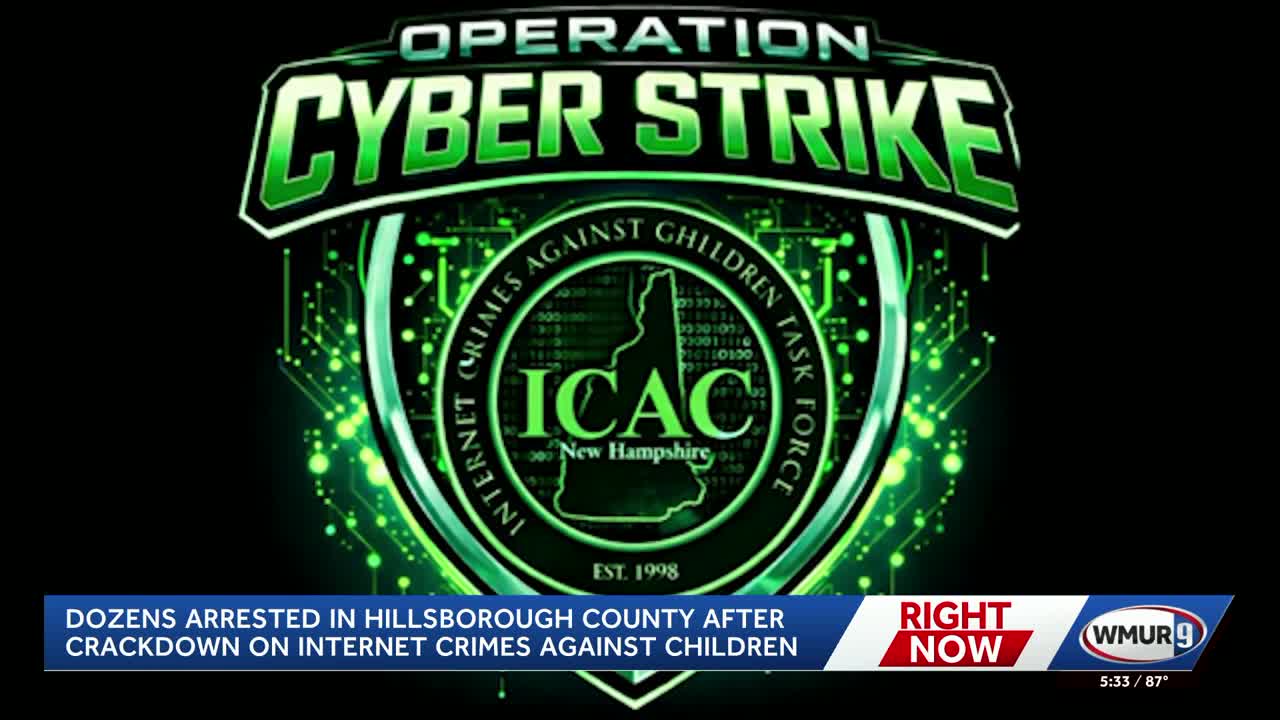 Dozens arrested after crackdown on internet crimes against children