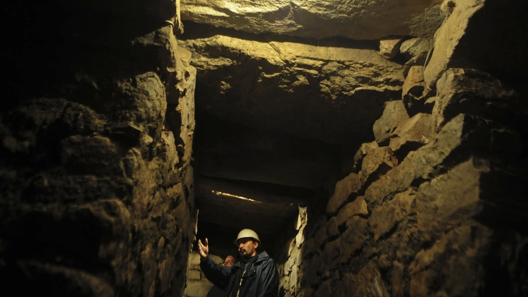 Ancient Andean tunnels, temples, and trade sites