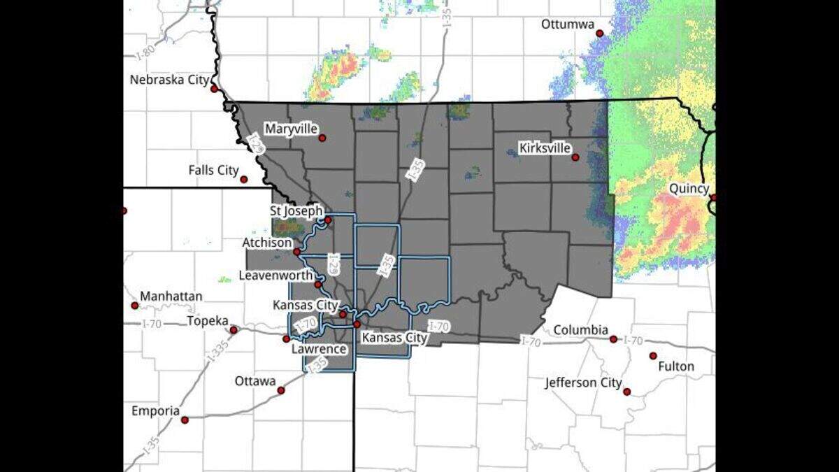 Tornado watch issued for the Kansas City area as severe storms begin to ...