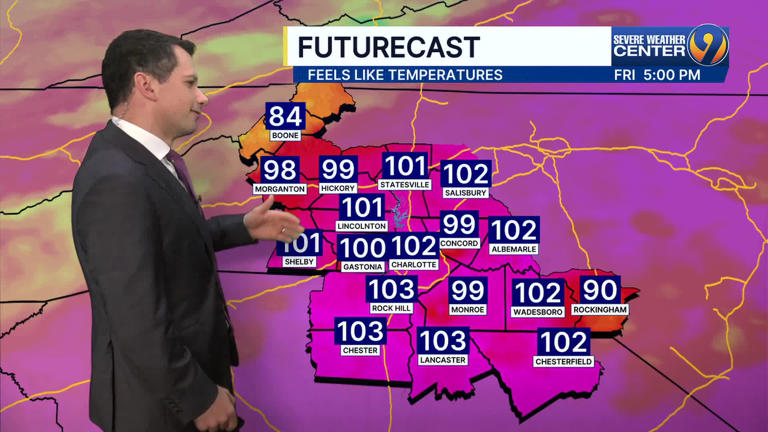 Forecast: Hot and humid days ahead with chance of storms