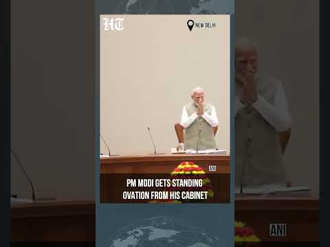 Watch Union Cabinet Passes A Resolution Applauding PM Modi For Becoming ...