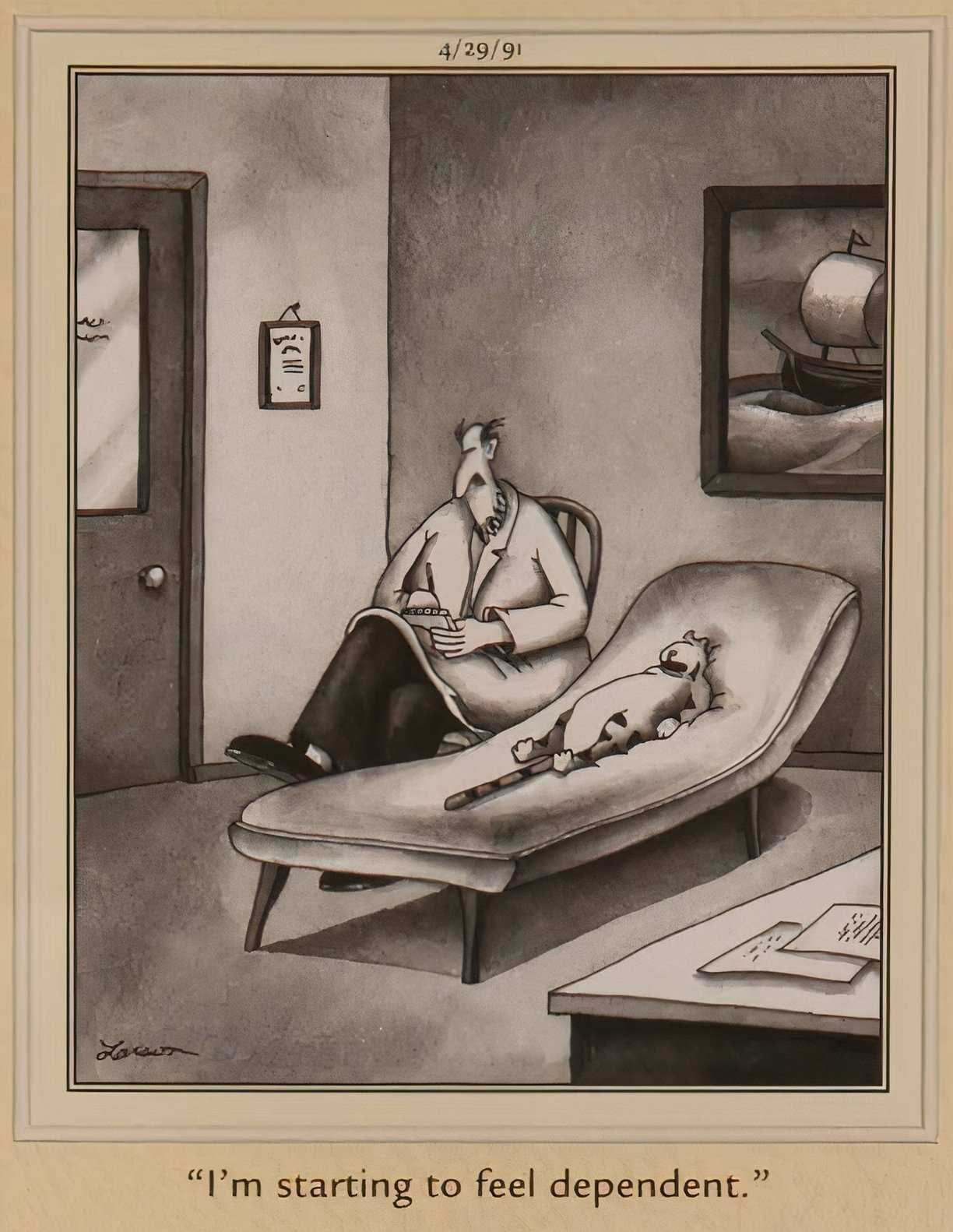 A cat receives therapy.