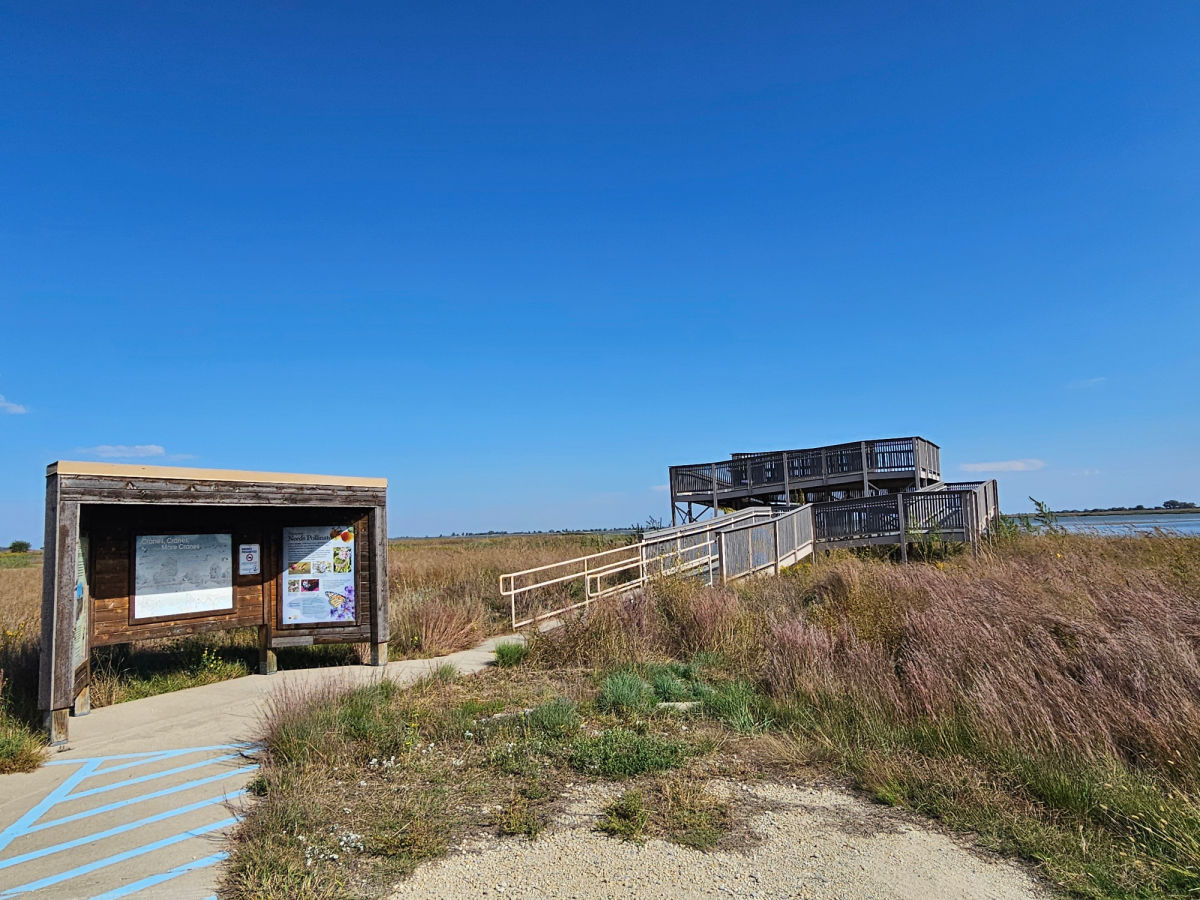 Little Salt Marsh Observation Tower at Quivira National Wildlife Refuge in Kansas