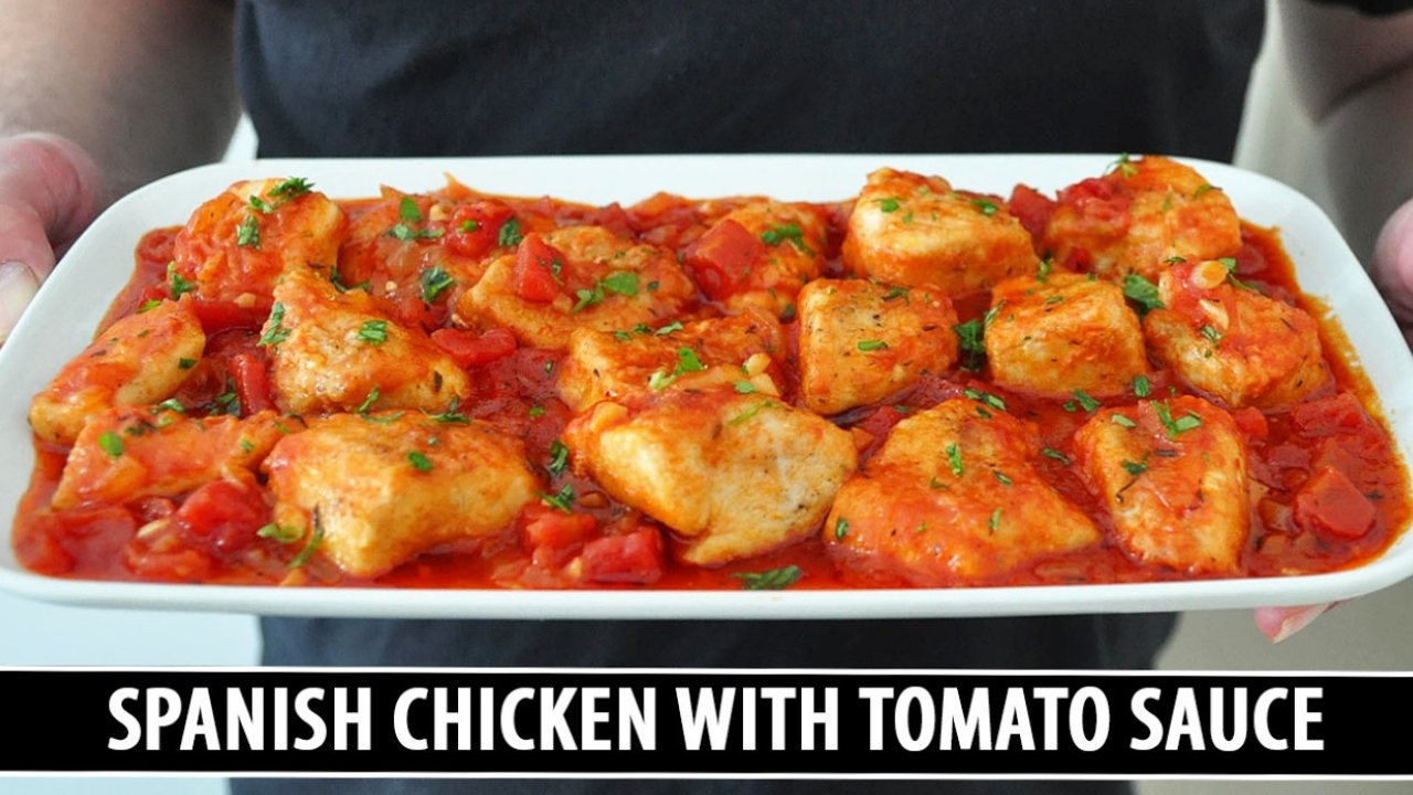 Spanish chicken with tomato sauce: Classic pollo con tomate recipe