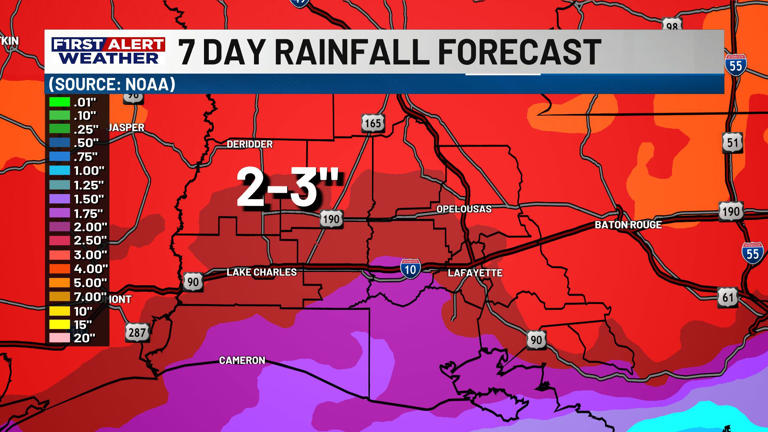 First alert forecast: Limited rain chances with plenty of heat for now ...