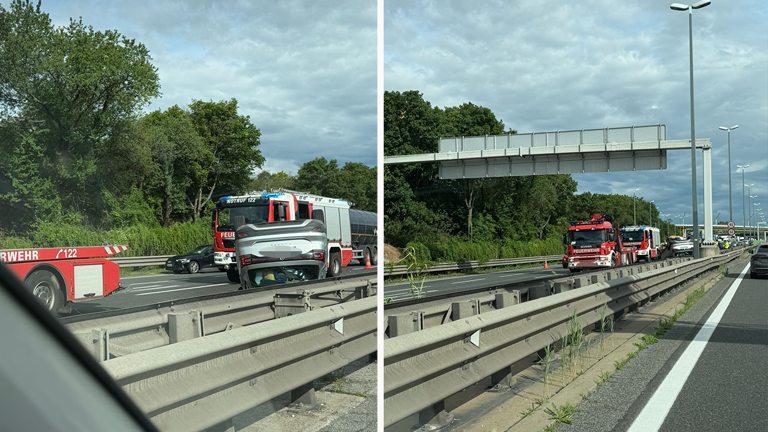 Der Unfall sorgte für erheblichen Stau am Donnerstag in der Früh.