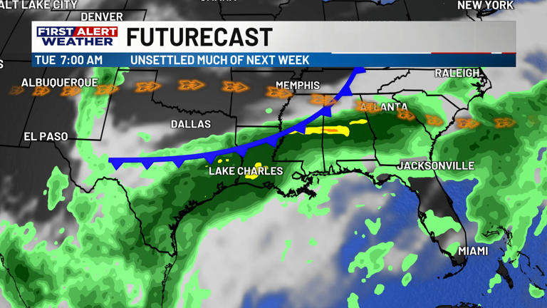 First alert forecast: Limited rain chances with plenty of heat for now ...