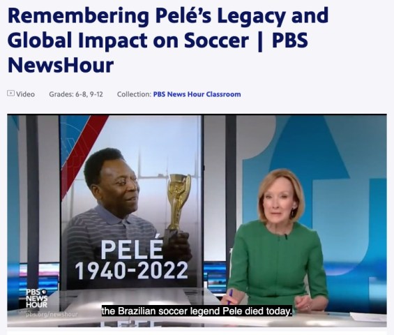 Remembering Pelé's Legacy and Global Impact on Soccer with PBS News Hour