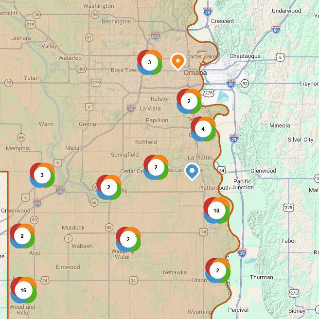 Thousands lose power as severe storms strike eastern Nebraska, western Iowa