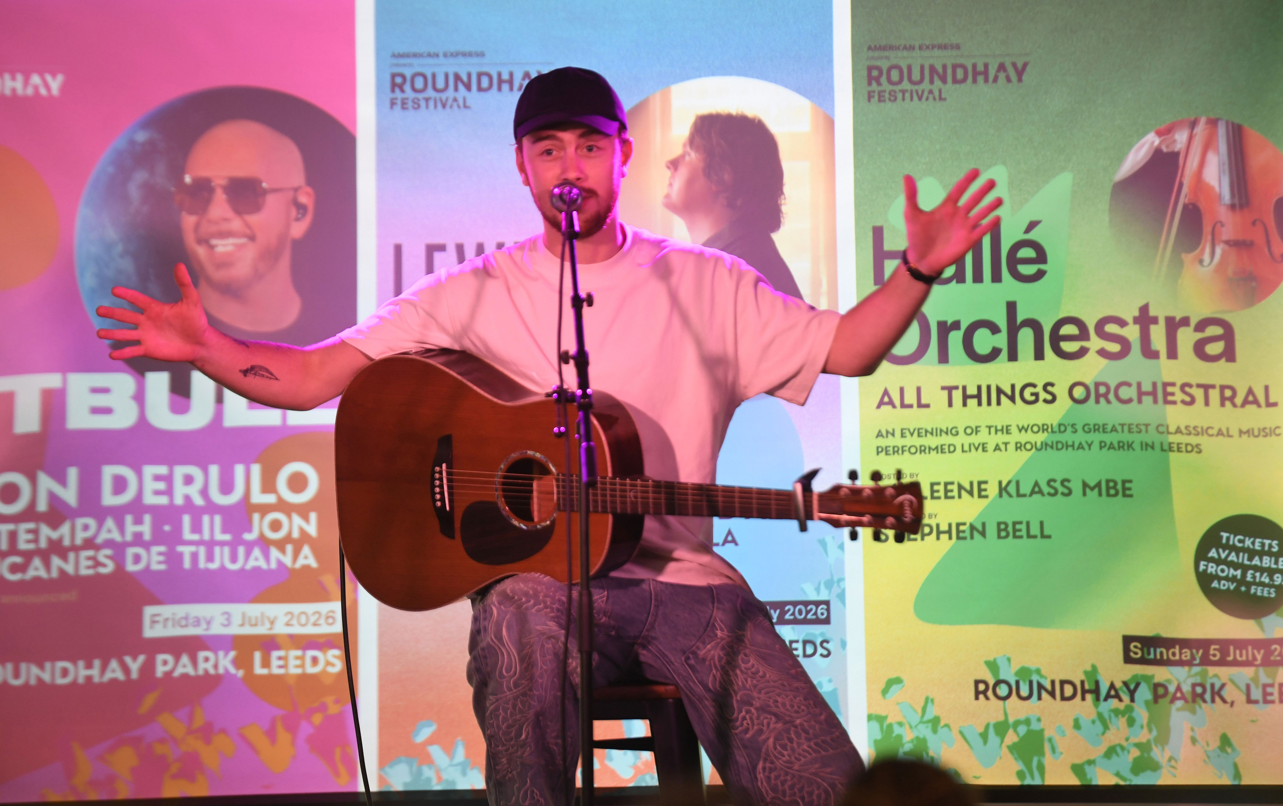 In pictures: Kerr Mercer hits the Headrow House before supporting Lewis ...