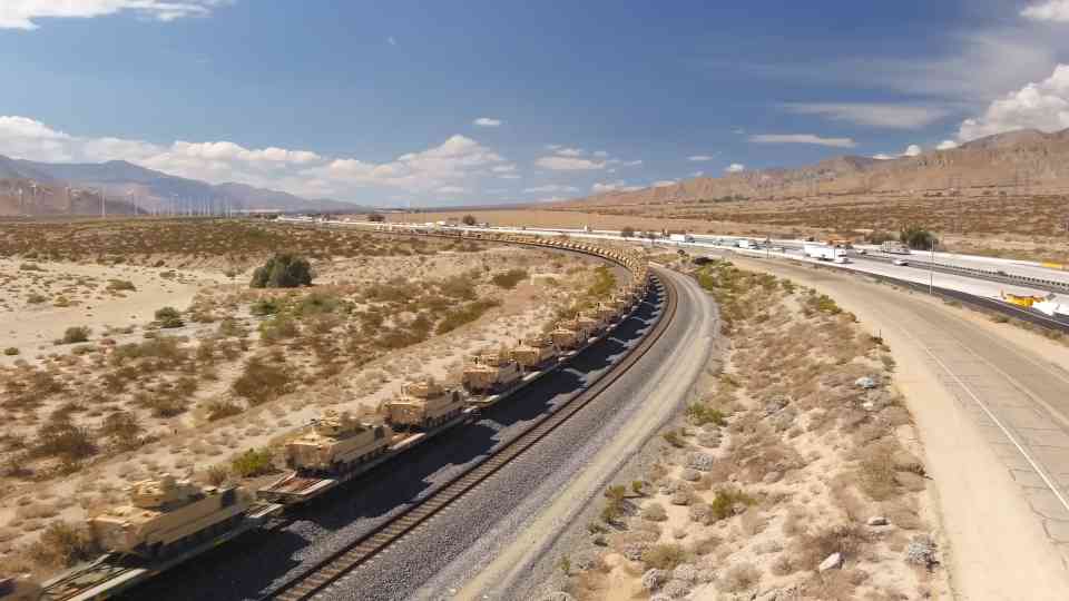 America's tanks travel thousands of miles in secret - 